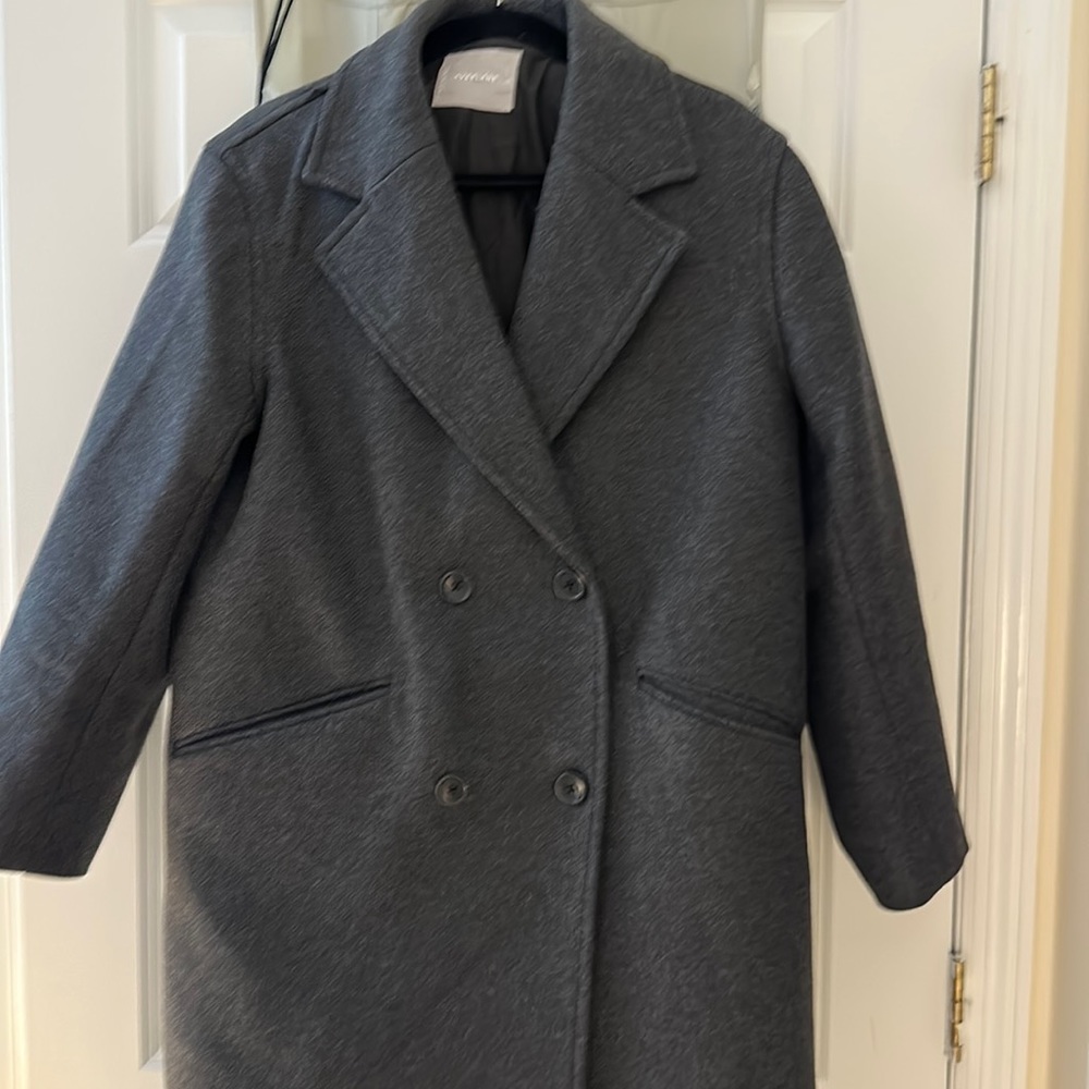 Everlane Double Breasted Wool Coat